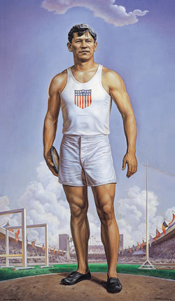 Jim Thorpe by Charles Banks Wilson