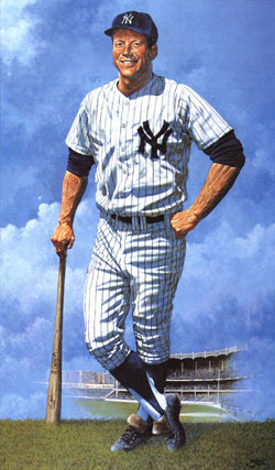 Mickey Mantle by Kenneth Wyatt