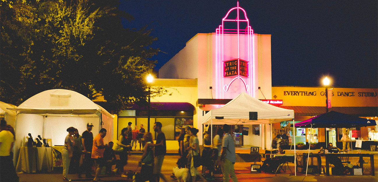 Plaza District at Night